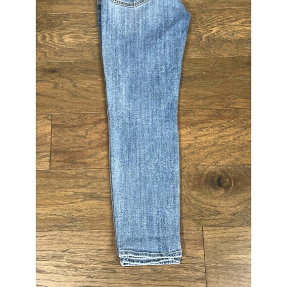 7 FOR ALL MANKIND Luxe Vintage Josefina Button Fly Jeans Blue Sz 26 EUC - Picture 2 of 9